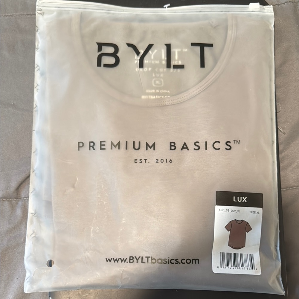 BYLT Basics Lux Short Sleeve Tee - Brown